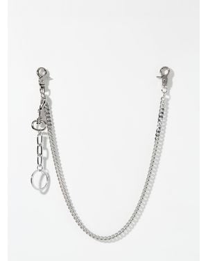 Le 31 Multiple Snap Hook Solid Wallet Chain - White