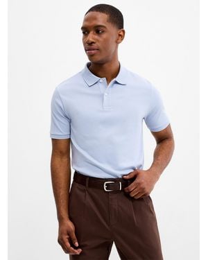 Le 31 Pima Cotton Polo - White