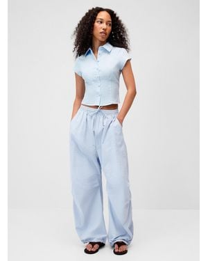 Twik Pyjama Stripes Parachute Pant - Blue