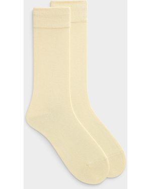 Le 31 Minimalist Dress Socks - Natural