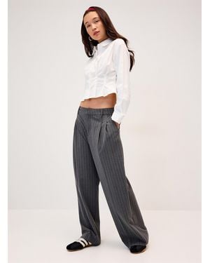Twik Baggy Dress Pant - White