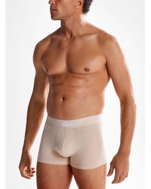 Lacoste 3" Neutral Tone Trunk - White