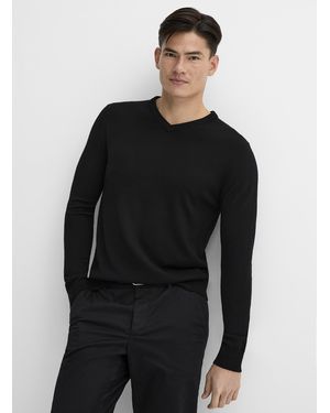 Le 31 Responsible Merino V - Black