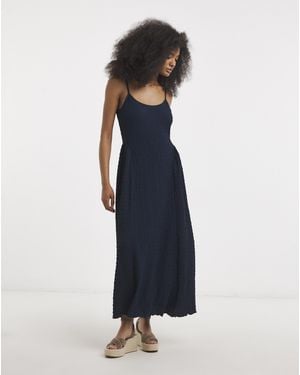 Vila Midi Strap Dress - Blue