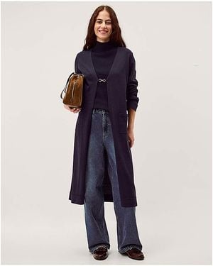 Monsoon Leah Longline Cardigan - Blue
