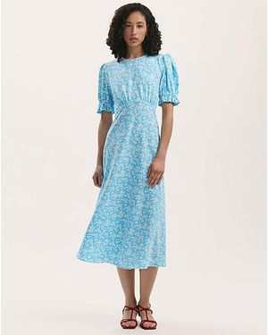 Finery London Mela Dress - Blue