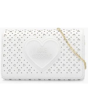 Love Moschino Heart Basket Cross-Body - Grey