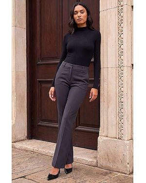 Roman Roman Long Bootcut Stretch Trousers - Brown