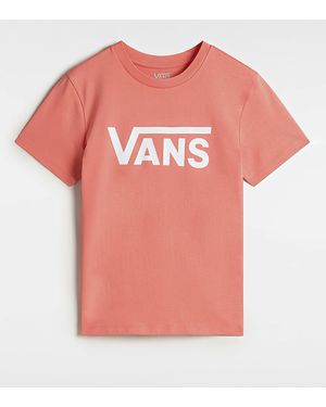 Vans Flying V Crew Neck T-Shirt - Pink