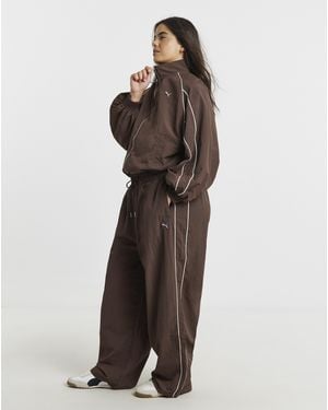 PUMA Relaxed Woven Track Pant - Brown