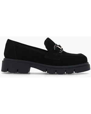 Daniel Footwear Daniel Laffle Suede Chunky Loafers - Black