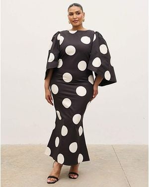 Pretty Lavish Liora A-Line Midaxi Dress - Black