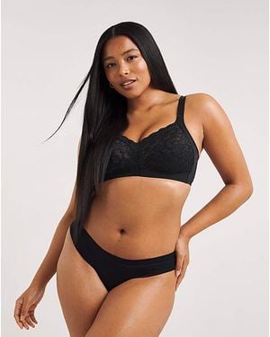 Triumph Delicate Doreen Nonwired Bra Blk - Black