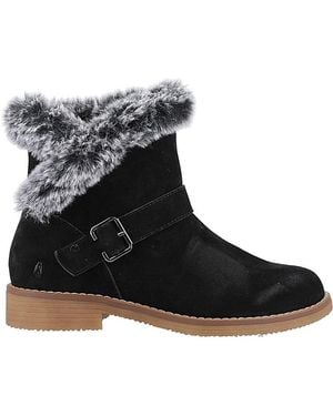 Hush Puppies Hannah Wide Fit Boot - Black