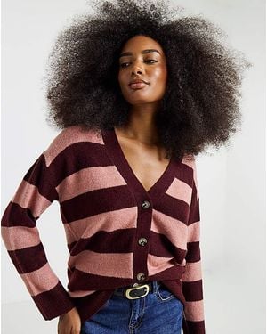 Simply Be Sponge Boyfriend Cardigan - Multicolour