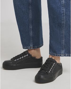 Simply Be Raw Edge Trainer - Blue