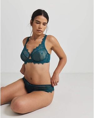 Pretty Secrets Full Brief Knickers - Blue