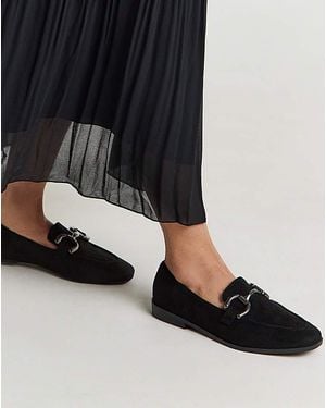JD Williams Classic Loafer With Trim Wide - Black