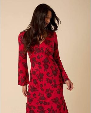 Nobody's Child Josie Midi Dress - Red