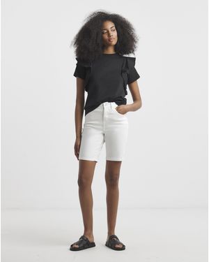 Simply Be 24/7 Knee Short - White