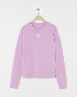 Under Armour Rival French Terry Crew - Purple