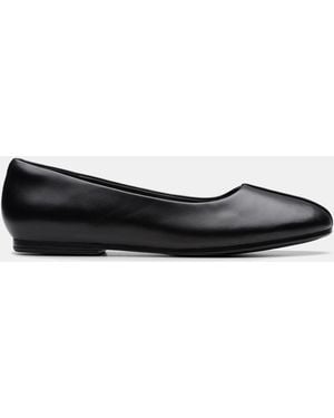 Clarks Livia Lily Shoes D Fit - Black