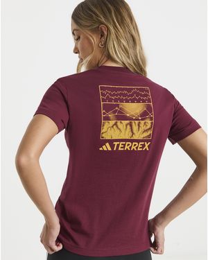 adidas Terrex Graphic T-Shirt - Red