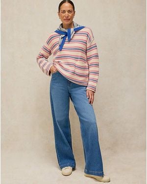 White Stuff Gigi Stripe Jumper - Blue
