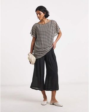 Simply Be Palazzo Culotte - White