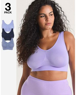 Pretty Secrets Seamless Comfort Tops - Purple