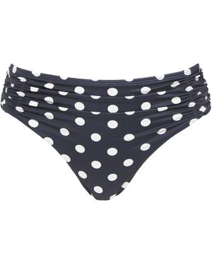 Panache Anya Riva Gathered Bikini Pant - Black