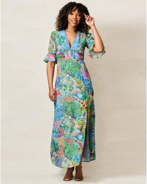 Hope & Ivy Hazel Dress - Blue