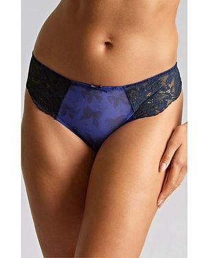 Panache Nina Brazilian Knicker - Blue