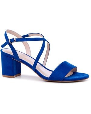 Paradox London Honeysilk Wide Fit Sandal - Blue