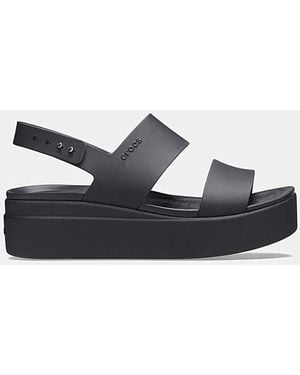 Crocs™ Brooklyn Low Wedge Sandals - Blue