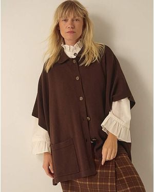 Monsoon Bliss Collar Cardigan - Brown