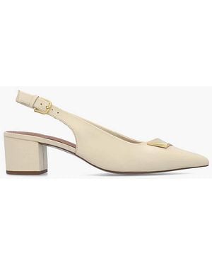 Radley Bliss Crescent Sling Backs - White