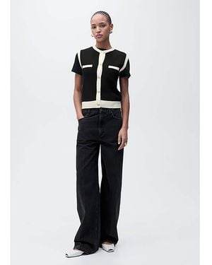 Mango Vest Pia - White