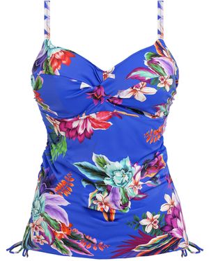 Fantasie Halkidiki Twist Tankini Top - Blue