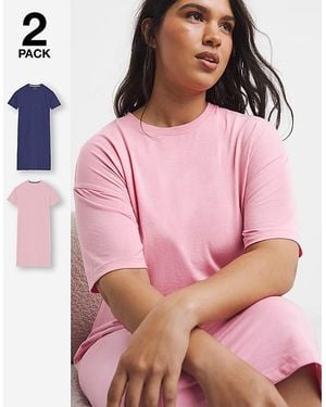 Pretty Secrets Value 2 Pack Nighties - Pink