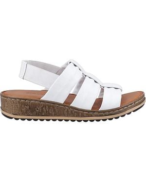 Hush Puppies Eden Wide Fit Sandal - White