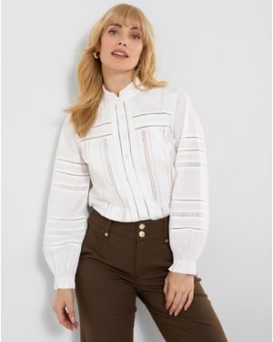 Joe Browns Collared Blouse - White