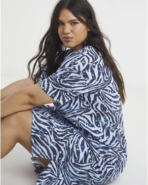 Simply Be Value Midi Nightie - Blue