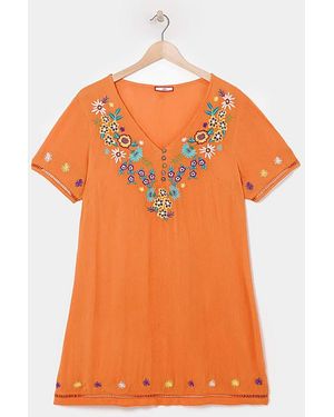 Joe Browns Embroided Tunic - Orange
