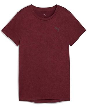 PUMA Essential Train Heather T-Shirt - Red