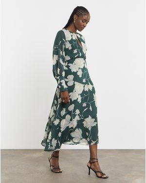 Joanna Hope Long Sleeve Maxi Dress - Green