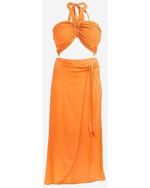 Figleaves Cancun Beach Co Ord - Orange