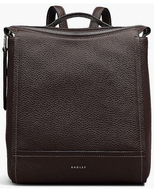 Radley Oak Street Small Leather Backpack - Black