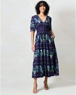 Hope & Ivy The Ramona Dress - Blue
