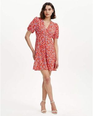 Finery London Ensley Dress - Red